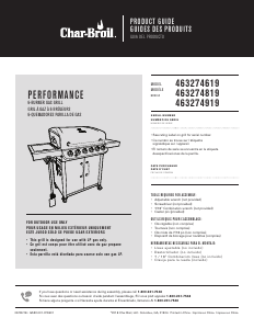 Handleiding Char-Broil 463274819 Barbecue