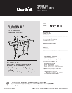 Manual de uso Char-Broil 463373019 Barbacoa