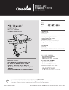 Handleiding Char-Broil 463373319 Barbecue