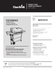 Manual Char-Broil 463274419 Barbecue