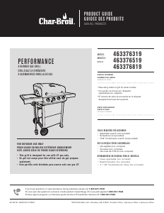 Manual de uso Char-Broil 463376319 Barbacoa