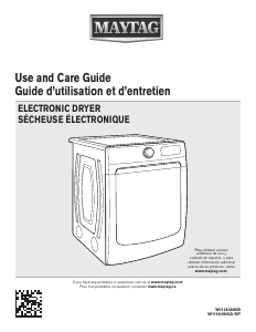 Manual Maytag MED6630HW Dryer