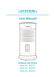 Manual Arendo 301673 Milk Frother