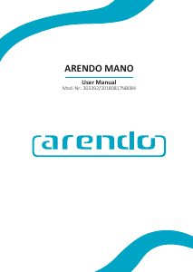 Manual de uso Arendo 303392 Batidora de mano