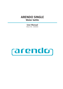 Manual Arendo 303527 Kettle