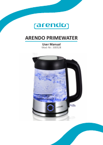 Bedienungsanleitung Arendo 300528 Primewater Wasserkocher