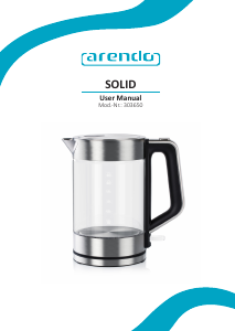 Handleiding Arendo 30365 Solid Waterkoker