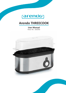 Manual de uso Arendo 303649 Cocedor de huevos