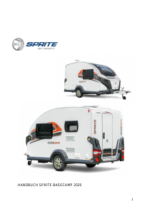 Bedienungsanleitung Sprite Basecamp (2020) Caravan