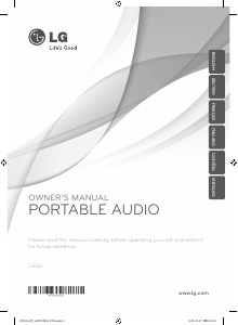 Manual LG SB36 Stereo-set