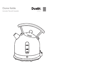 Manual Dualit Dome Kettle