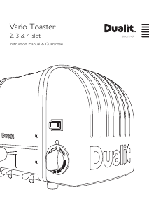 Manual Dualit Vario 2 Toaster