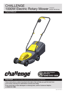 Manual Challenge ME1031M Lawn Mower