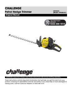 Manual Challenge YT9305-01 Hedgecutter