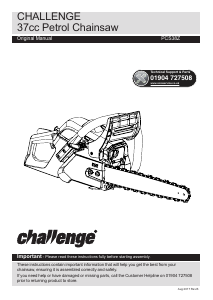 Manual Challenge PCS38Z Chainsaw