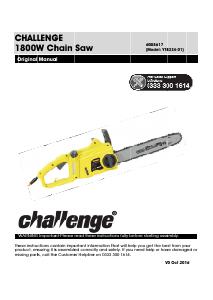 Manual Challenge YT4334-01 Chainsaw