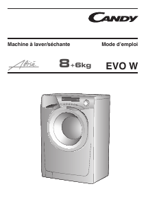 Mode d’emploi Candy EVOW 4863D-47 Lave-linge séchant