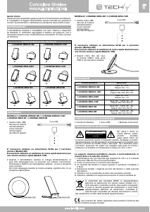 Manuale Techly I-CHARGE-WRA10B Caricabatterie wireless