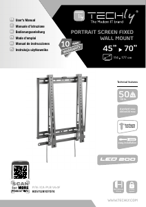 Manual de uso Techly ICA-PLB V64F Soporte de pared