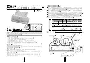 説明書 サンワ LM-A4 ラミネーター