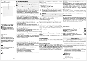 Manual de uso Medisana PS 438 Báscula