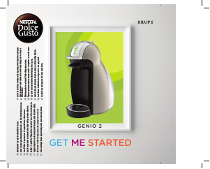 Brugsanvisning Krups KP160T31 Nescafe Dolce Gusto Genio 2 Espressomaskine