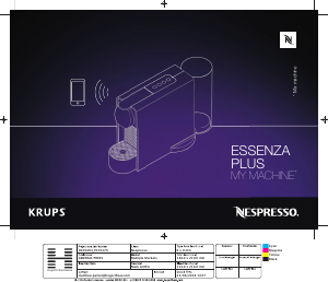 Εγχειρίδιο Krups XN510110 Nespresso Essenza Plus Μηχανή εσπρέσο