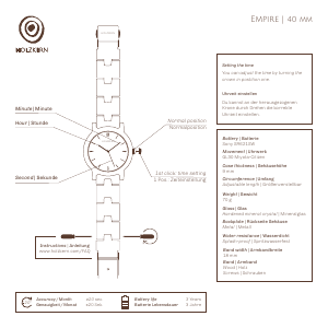 Manual Holzkern Antoninus Watch