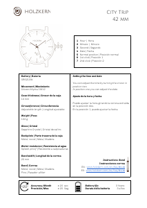 Handleiding Holzkern Psiri Horloge