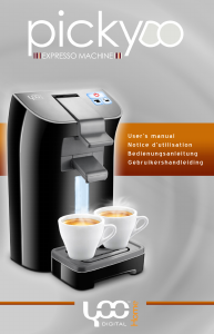 Manual YooDigital Pickyoo 100 Coffee Machine
