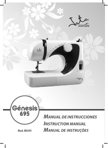 Handleiding Jata MC695 Genesis Naaimachine