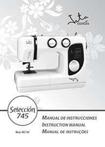 Manual de uso Jata MC745 Seleccion Máquina de coser