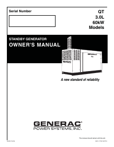 Handleiding Generac QT06030GNSN Generator