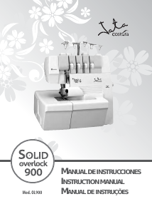 Manual Jata OL900 Solid Máquina de costura