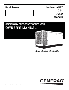 Manual Generac QT07068ANNNA Generator
