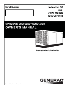 Handleiding Generac QT07068KNSNA Generator