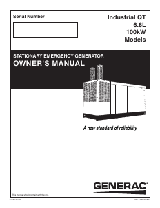 Handleiding Generac QT10068JNSNAR Generator