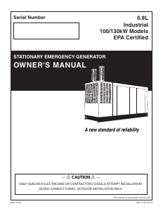 Handleiding Generac QT10068JNSYA Generator