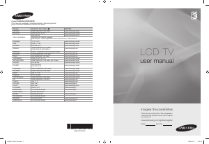 Manual Samsung LE32A330J1 LCD Television