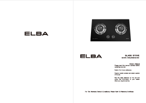 Manual Elba EGH-F8582GX(BK) Hob