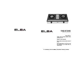 Handleiding Elba EGS-F6902X(SS) Kookplaat