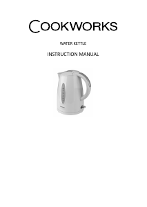 Manual Cookworks WK8259BH Kettle