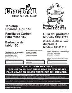 Manual de uso Char-Broil 13301719 Barbacoa