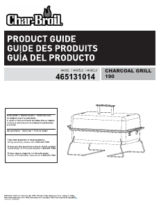 Manual de uso Char-Broil 465131014 Barbacoa