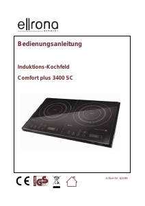 Handleiding Ellrona Comfort Plus 3400 SC Kookplaat