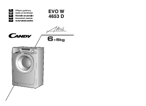 Manuál Candy EVOW 4653D-S Pračka se sušičkou