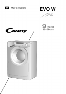 Manual Candy EVOW 4963D-OS Washer-Dryer