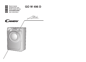 Mode d’emploi Candy GO W496D-01S Lave-linge séchant