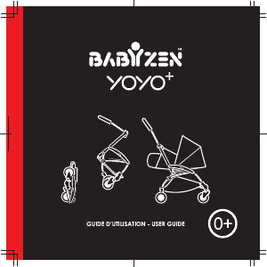 Vadovas Babyzen YOYO+ Vežimėlis