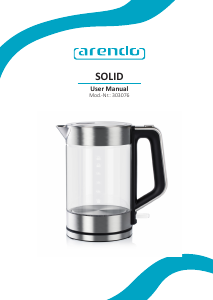 Handleiding Arendo 303076 Waterkoker